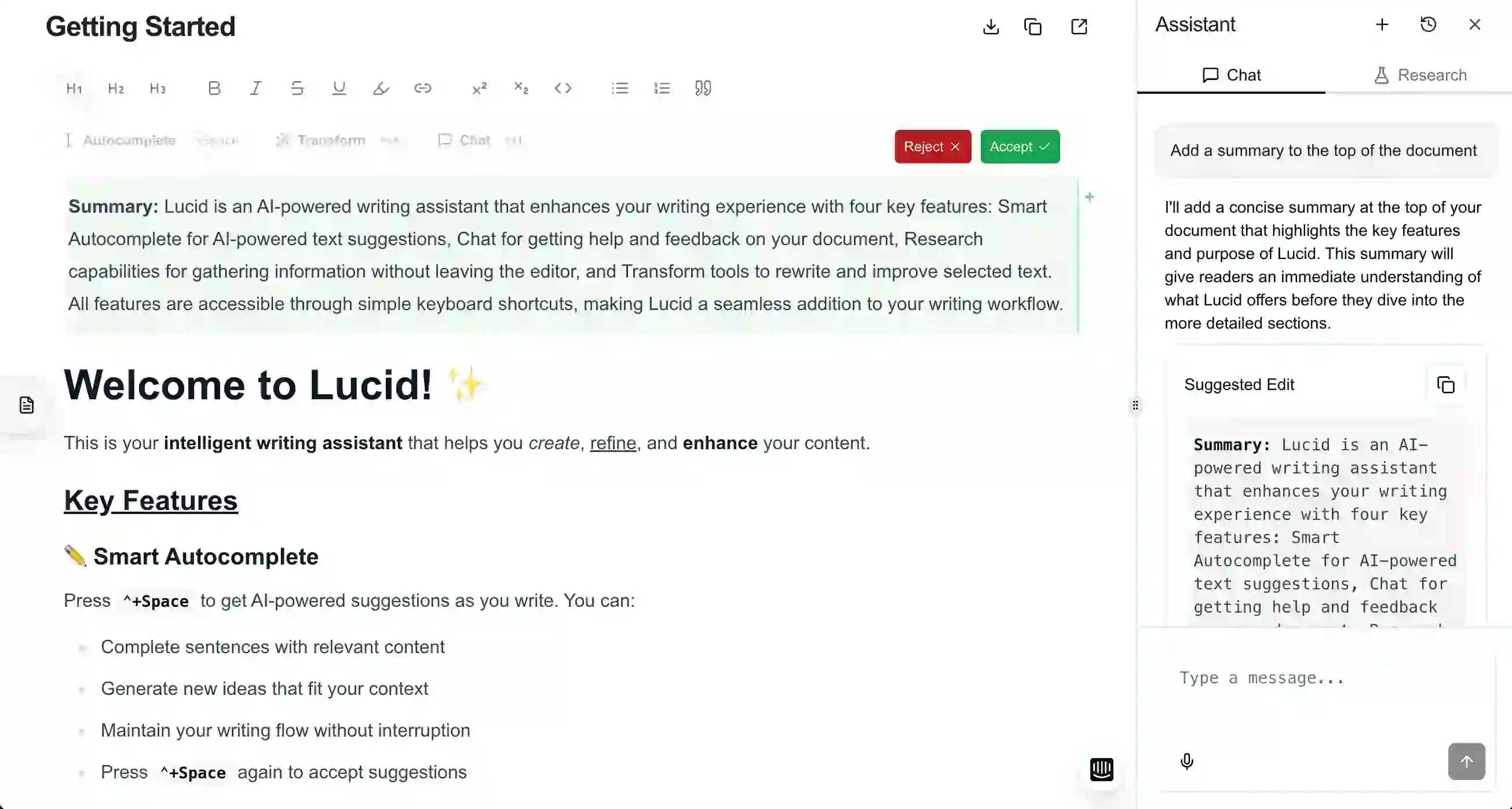 Lucid App Demo